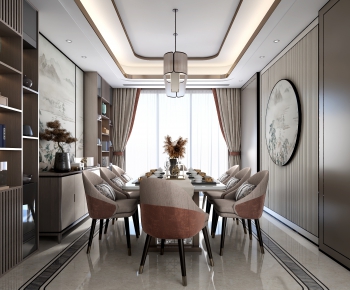 New Chinese Style Dining Room-ID:126973716