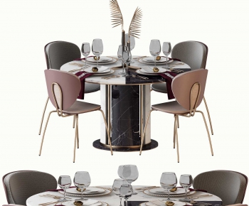 Modern Dining Table And Chairs-ID:377561767