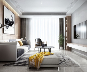 Modern A Living Room-ID:366340474