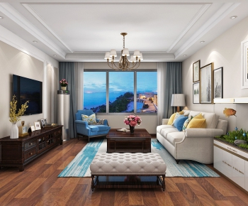 American Style A Living Room-ID:757240293