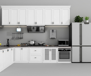 Simple European Style Kitchen Cabinet-ID:803747789
