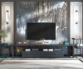 New Chinese Style TV Cabinet-ID:484254739