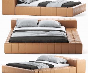 Modern Double Bed-ID:329107815