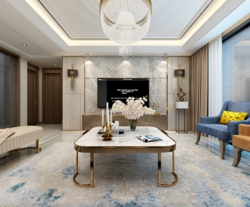 Hong Kong Style A Living Room-ID:132404383