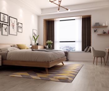 Nordic Style Bedroom-ID:408484975