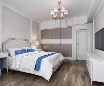 Simple European Style Bedroom-ID:659762577