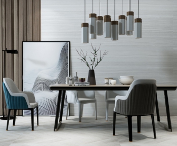 Modern Dining Table And Chairs-ID:810698793