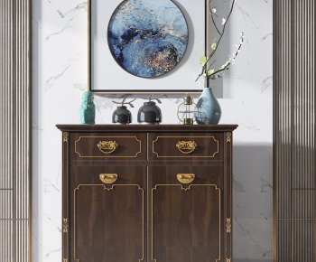 New Chinese Style Side Cabinet/Entrance Cabinet-ID:860700846