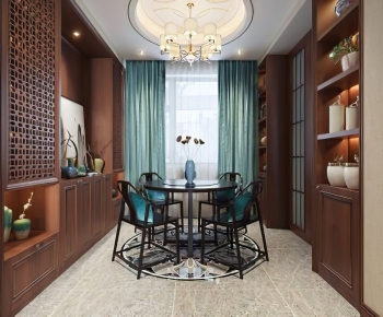 New Chinese Style Dining Room-ID:971003693