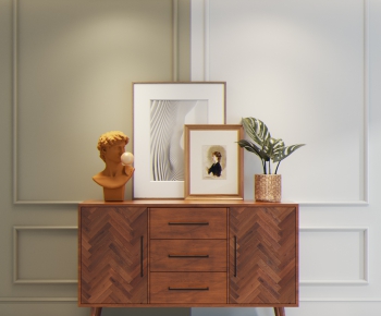 Nordic Style Side Cabinet/Entrance Cabinet-ID:342445764