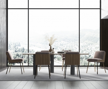 Modern Dining Table And Chairs-ID:275317768