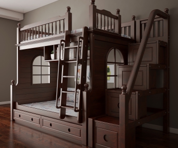 European Style Bunk Bed-ID:226800617