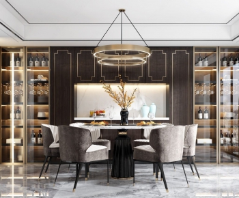 New Chinese Style Dining Room-ID:539083967