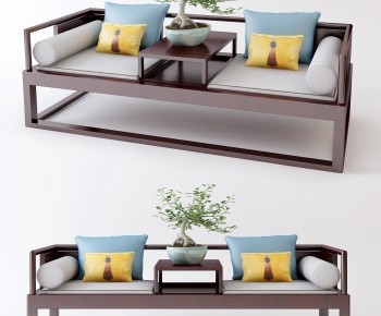 New Chinese Style A Sofa For Two-ID:506248814
