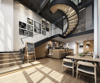 Industrial Style Cafe-ID:634276699
