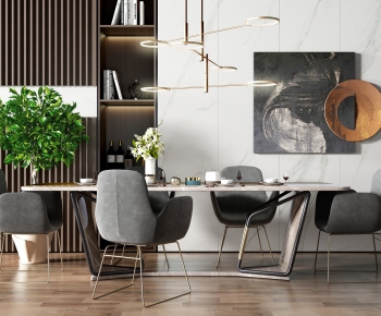 Modern Dining Table And Chairs-ID:141330171
