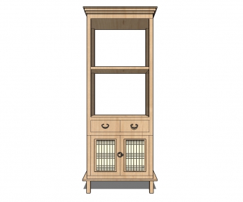 New Chinese Style Decorative Cabinet-ID:863364152