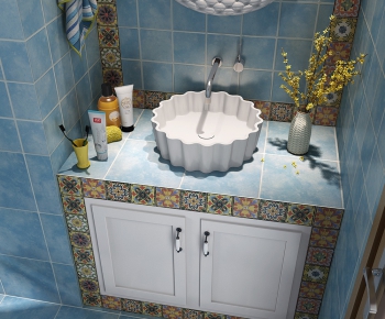 Nordic Style Bathroom Cabinet-ID:269037813