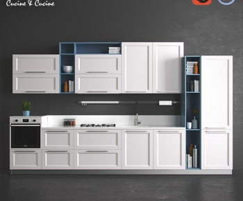 Modern Nordic Style Kitchen Cabinet-ID:401966978