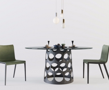 Modern Dining Table And Chairs-ID:307276363