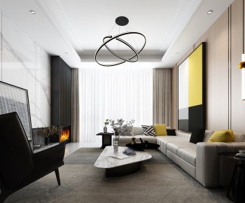 Modern A Living Room-ID:256311877