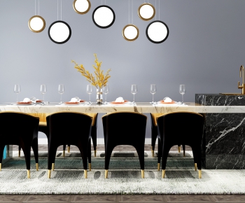 Modern Dining Table And Chairs-ID:716933842