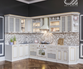 American Style Kitchen Cabinet-ID:445292972
