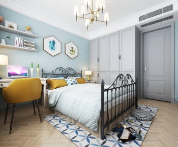 Nordic Style Bedroom-ID:593980792