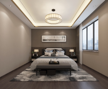 New Chinese Style Bedroom-ID:484556932