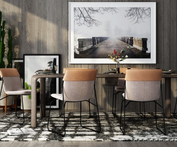 Modern Dining Table And Chairs-ID:543254584