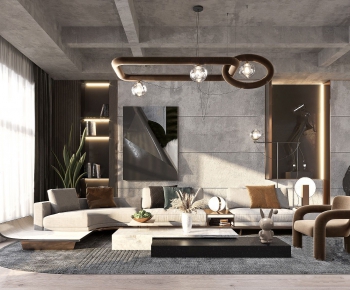 Modern A Living Room-ID:958298446