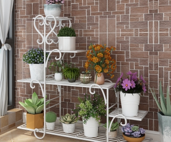 Simple European Style Flower Shelf-ID:330469618