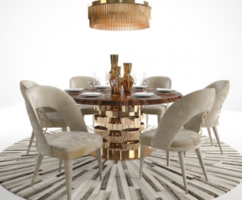 Modern Dining Table And Chairs-ID:793960413