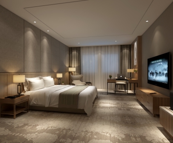 New Chinese Style Bedroom-ID:586282915