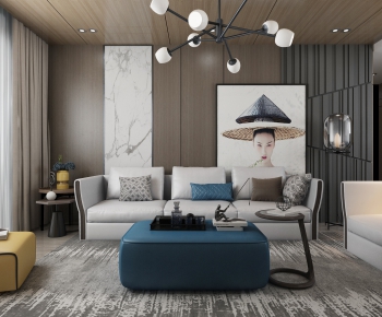 Post Modern Style A Living Room-ID:879235678