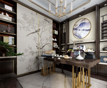 New Chinese Style Study Space-ID:235549357