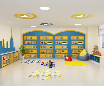 Modern Children's Reading Room-ID:820253194