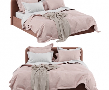 Modern Double Bed-ID:310436394