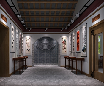 New Chinese Style Exhibition Hall-ID:895336724