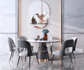 Modern Dining Table And Chairs-ID:813844859