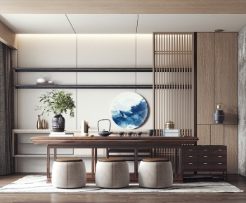 New Chinese Style Tea House-ID:767660338