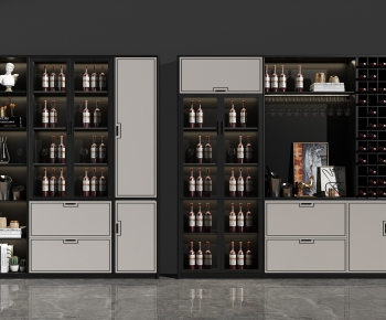 New Chinese Style Wine Cabinet-ID:646377759