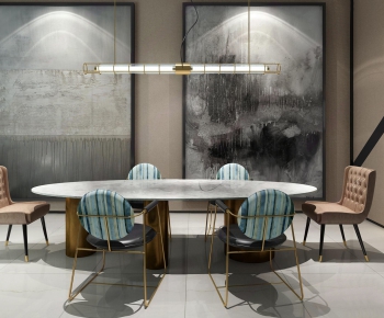 Modern Dining Table And Chairs-ID:483709351