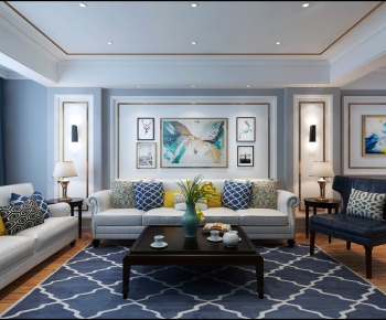 American Style A Living Room-ID:713250727