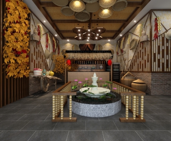 Chinese Style Country Style Catering Space-ID:452219749