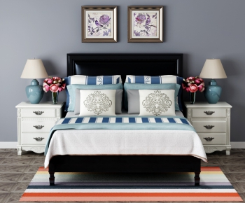 American Style Double Bed-ID:236504663