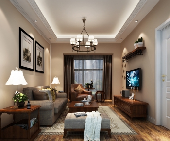 American Style A Living Room-ID:122241675