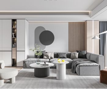 Modern A Living Room-ID:908301876