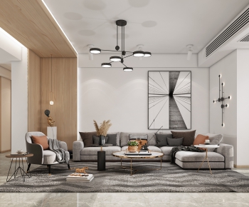Modern A Living Room-ID:722241398