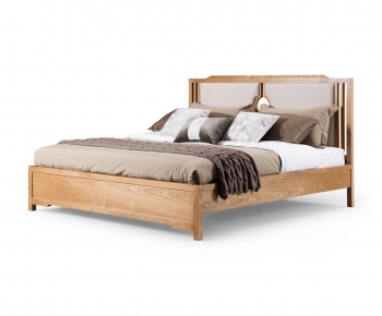 New Chinese Style Double Bed-ID:175479137